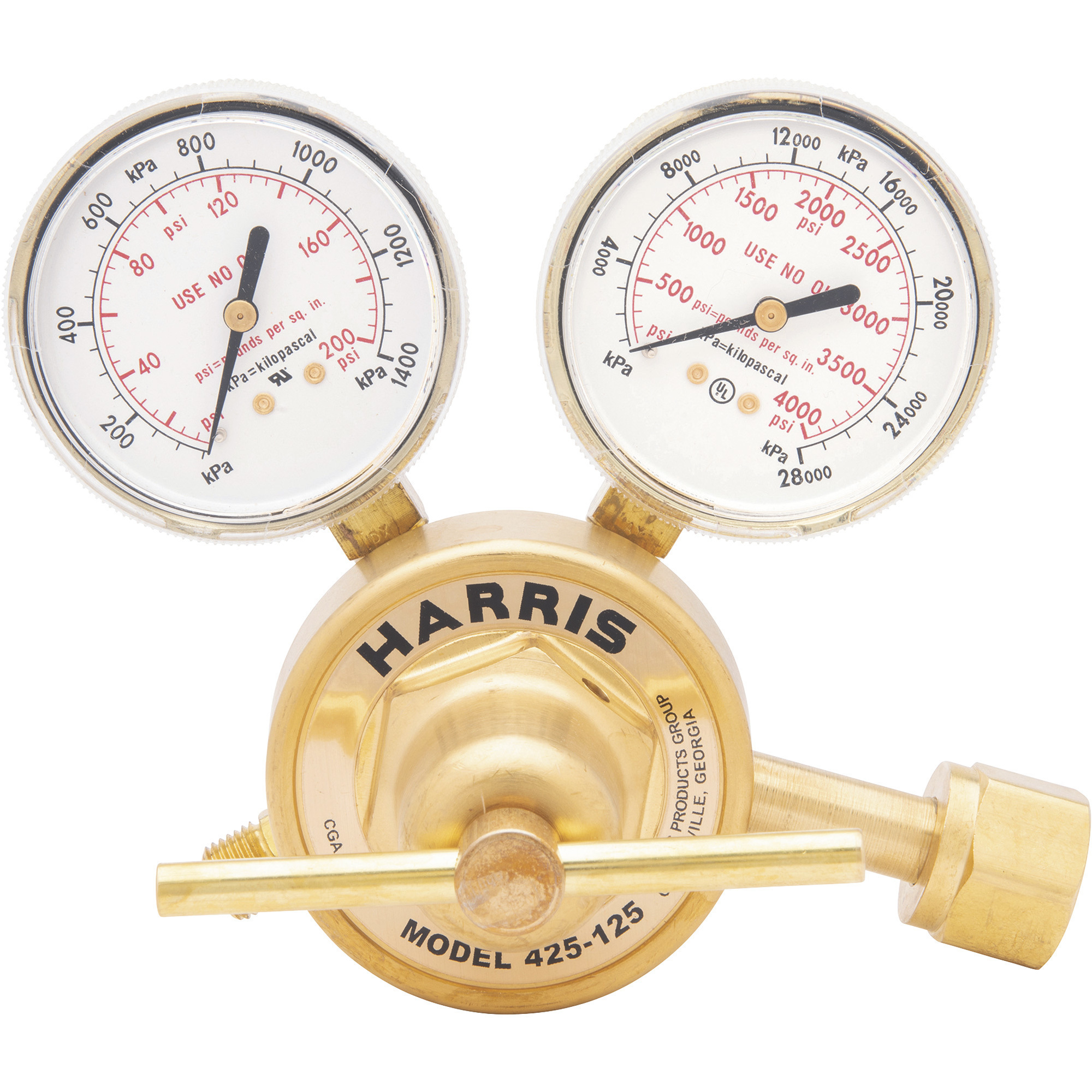 Harris, HS REG,425-125-320 Max. Inlet Pressure 3000 PSIG, Model# 425-125-320